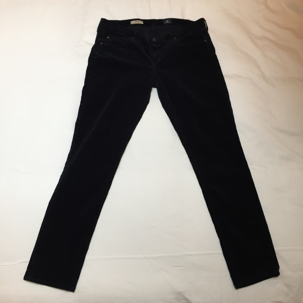AG The Stevie Slim Straight navy cords, sz 32R